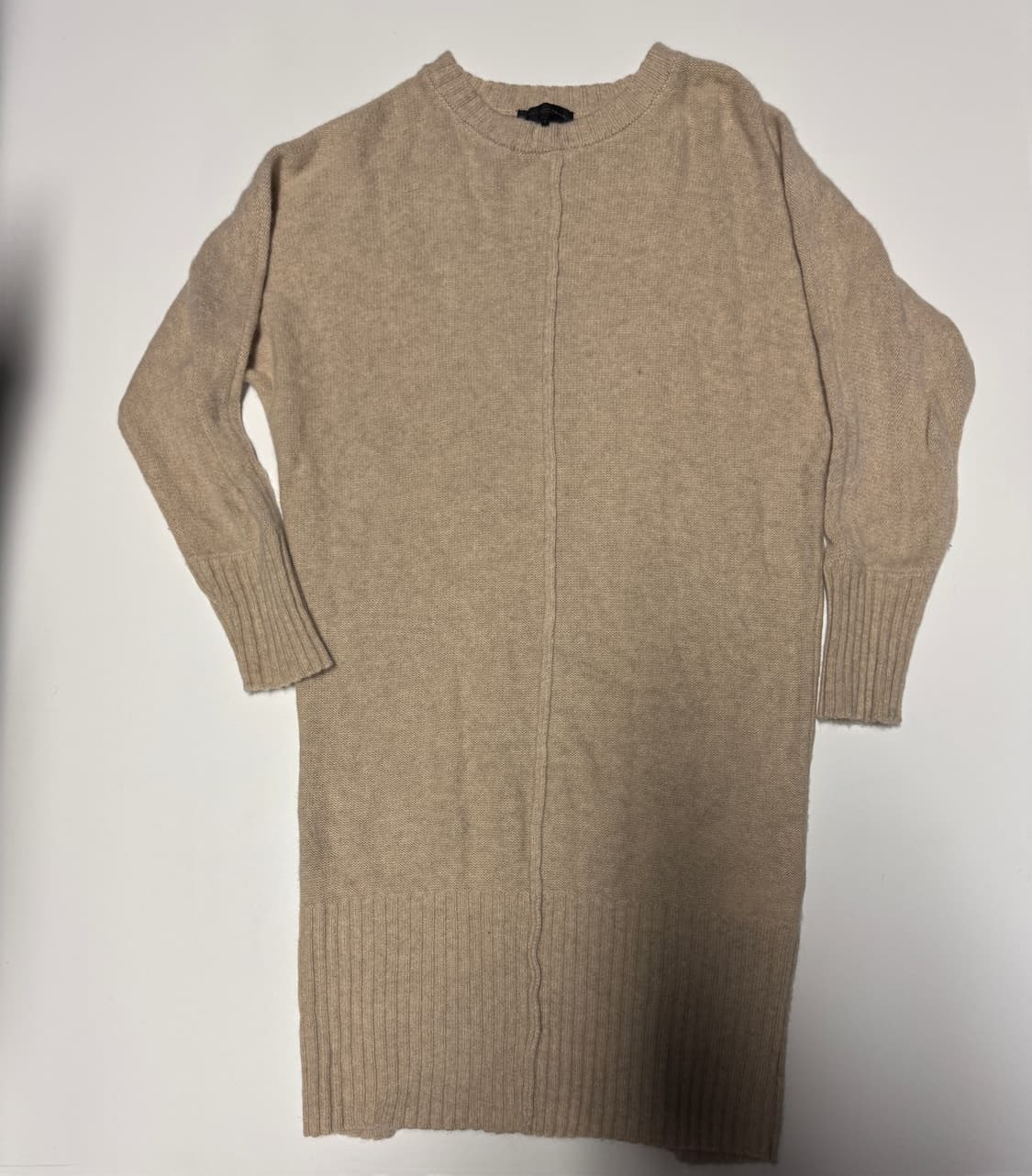 여성 도나카란 캐시미어 100% 풀오버 니트 원피스 상품이미지1