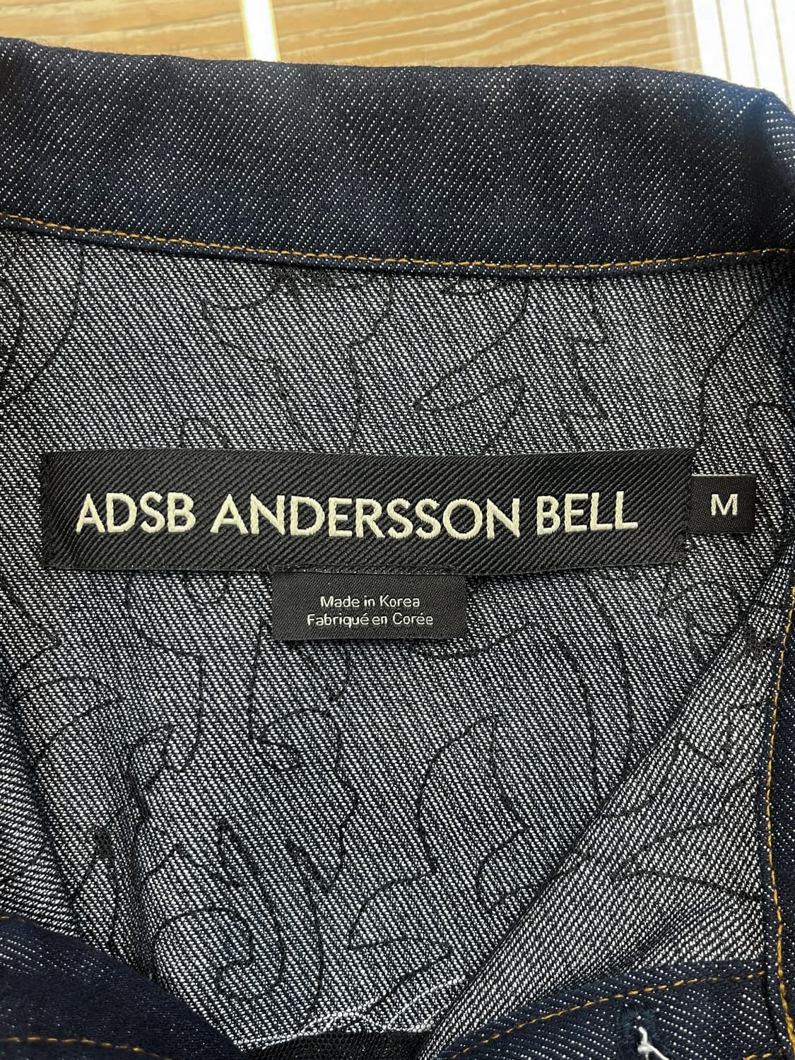 앤더슨벨 25s/s 토니 데님 시어 자켓 상품이미지8