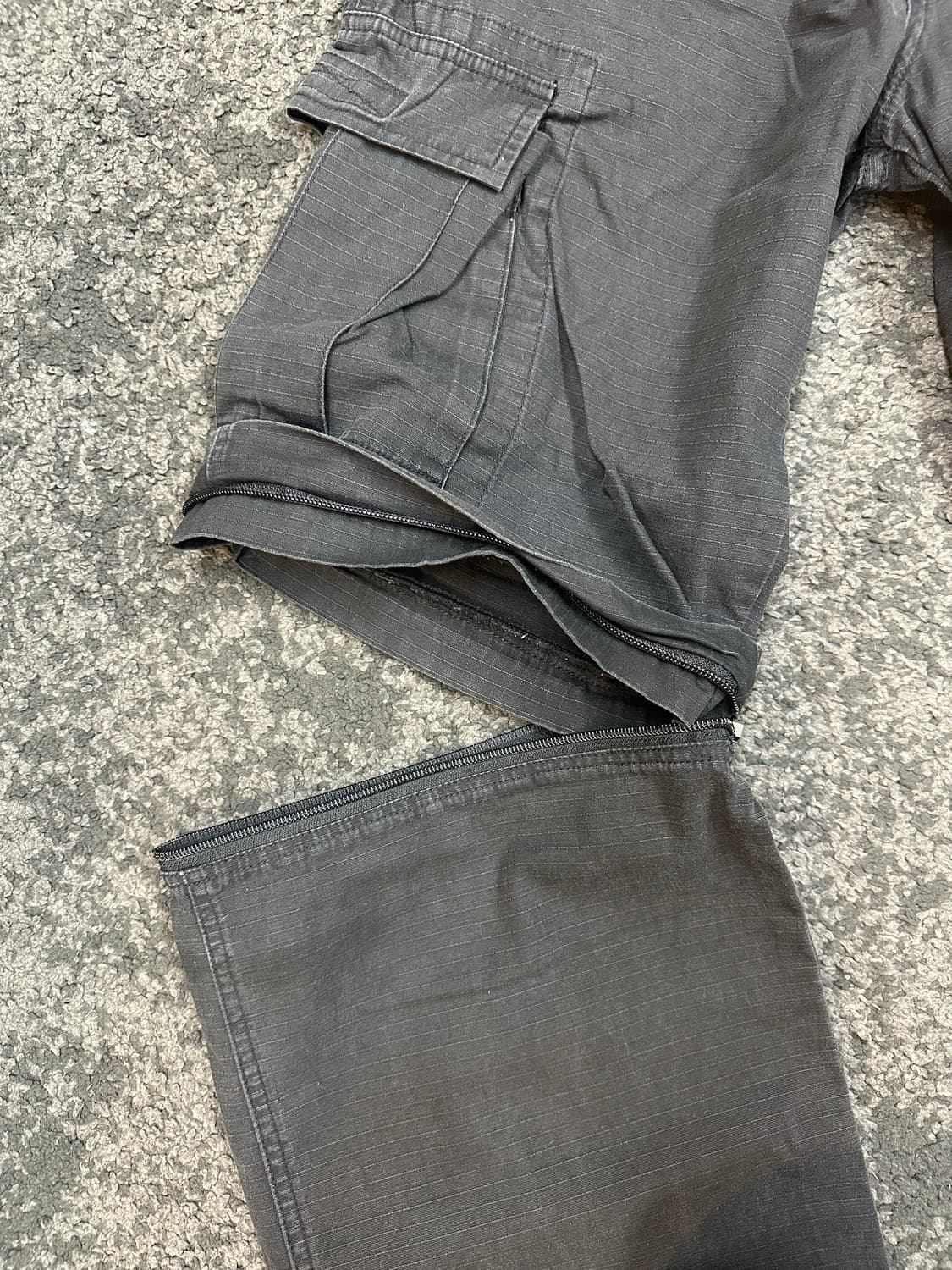 알파인더스트리 분리형 카고팬츠 블랙 S 상품이미지3