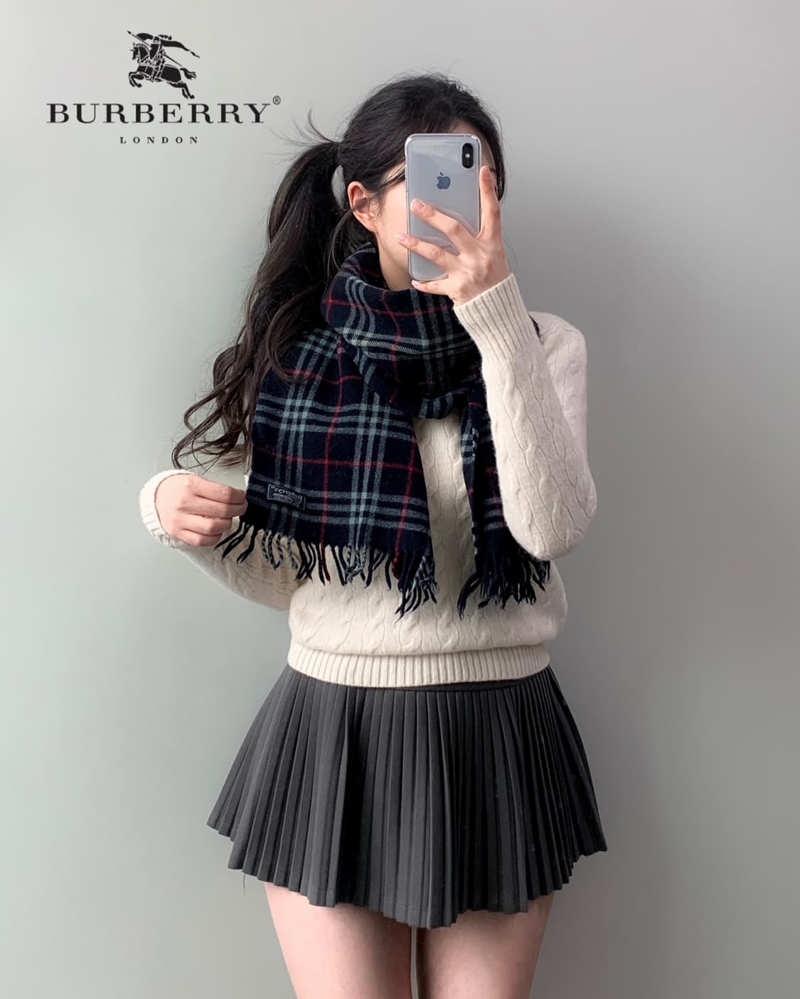 버버리 램스울 머플러 상품이미지2