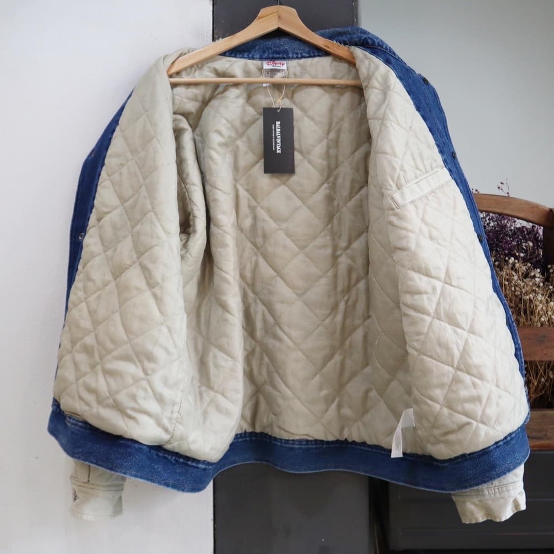 디즈니 90s 데님 바시티 자켓 상품이미지6