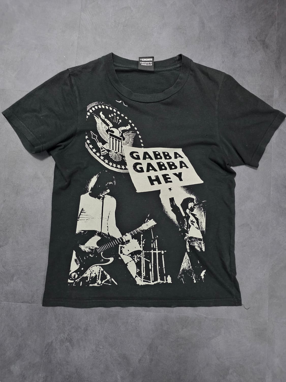 HYSTERIC GLAMOUR RAMONES GABBA 티셔츠 상품이미지1