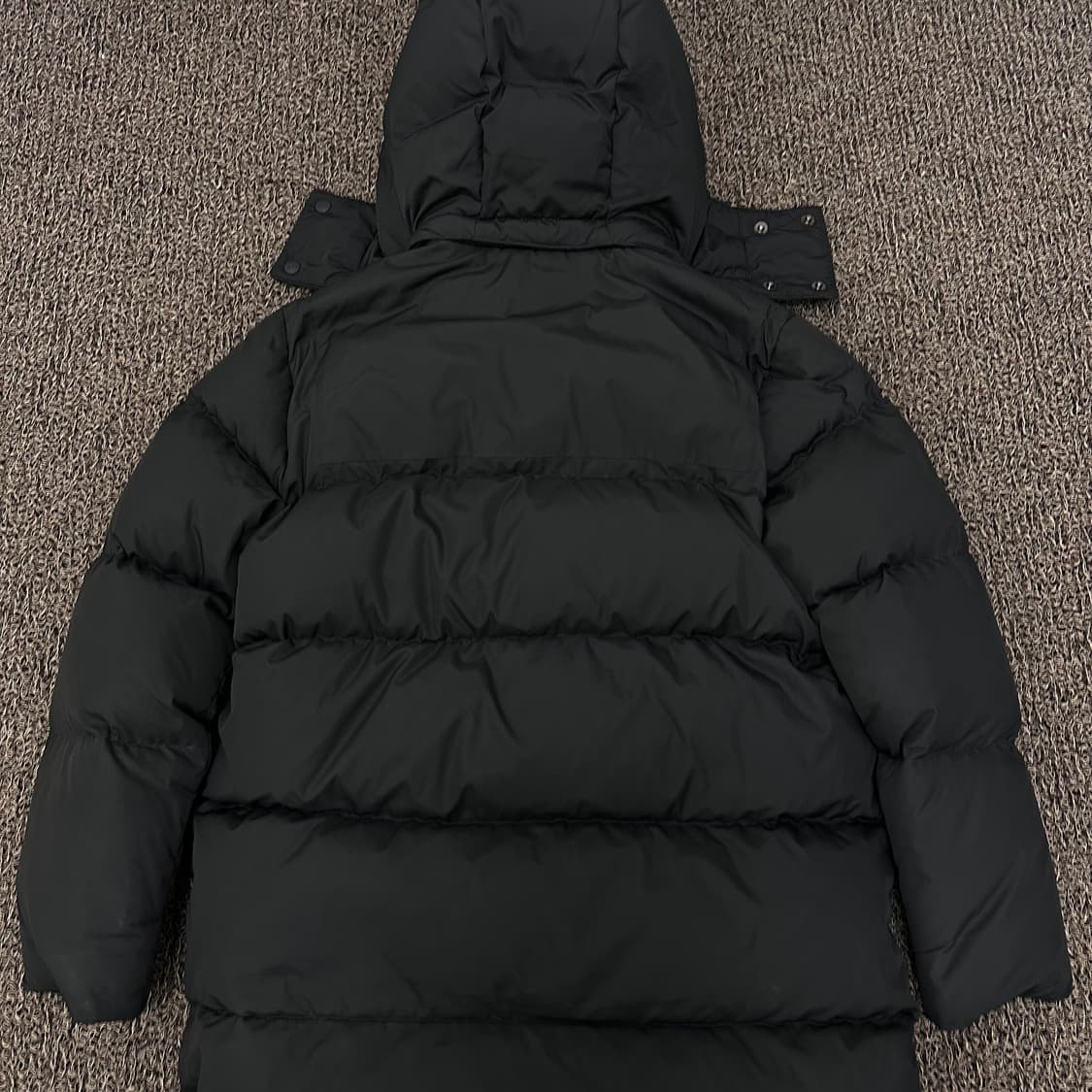 엄브로 구스다운 떡볶이 롱패딩 블랙 85(XS) 상품이미지5