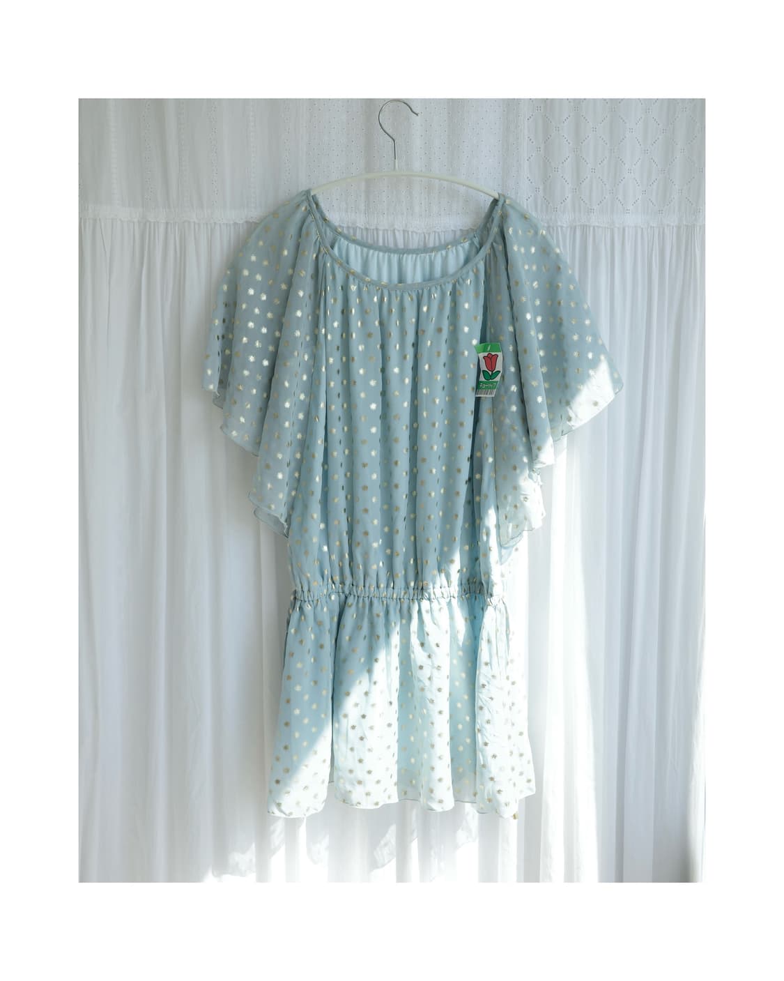 Mint dot blouse 상품이미지2