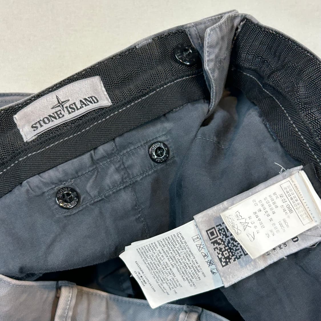 34inch) 스톤아일랜드 카고 바지 그레이 상품이미지8
