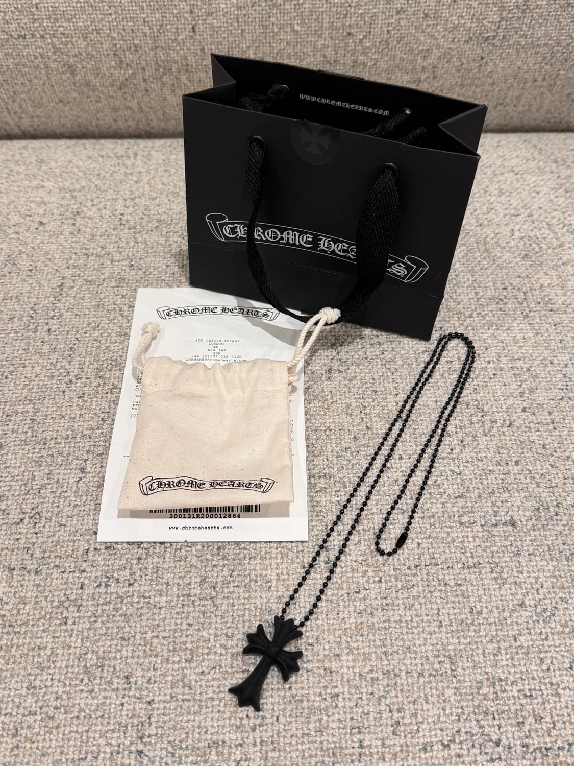 크롬하츠 실리크롬 실리콘 목걸이 상품이미지1