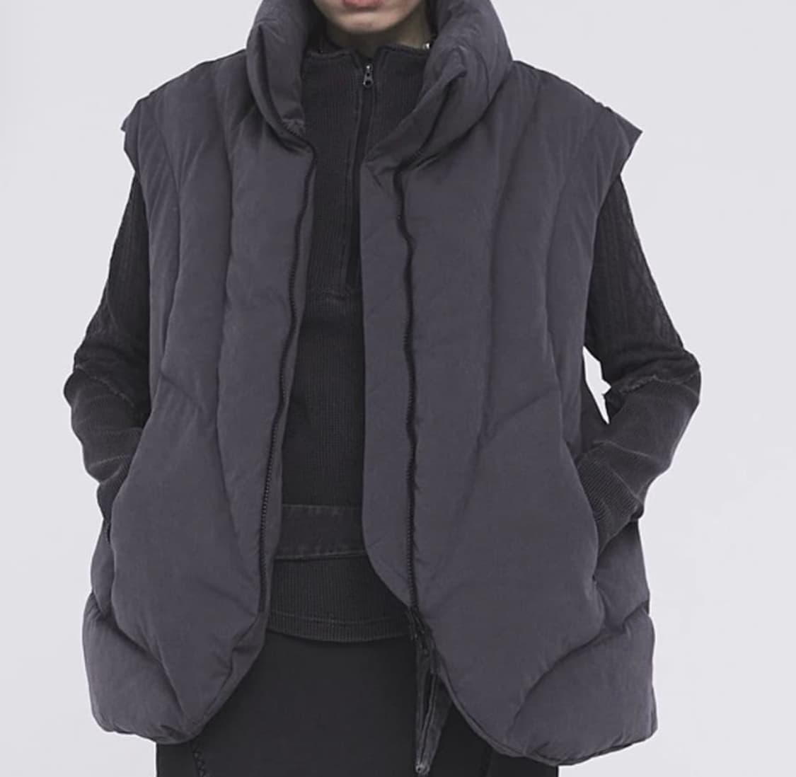 새)혜인서 리버시블 패딩조끼 1size  상품이미지1