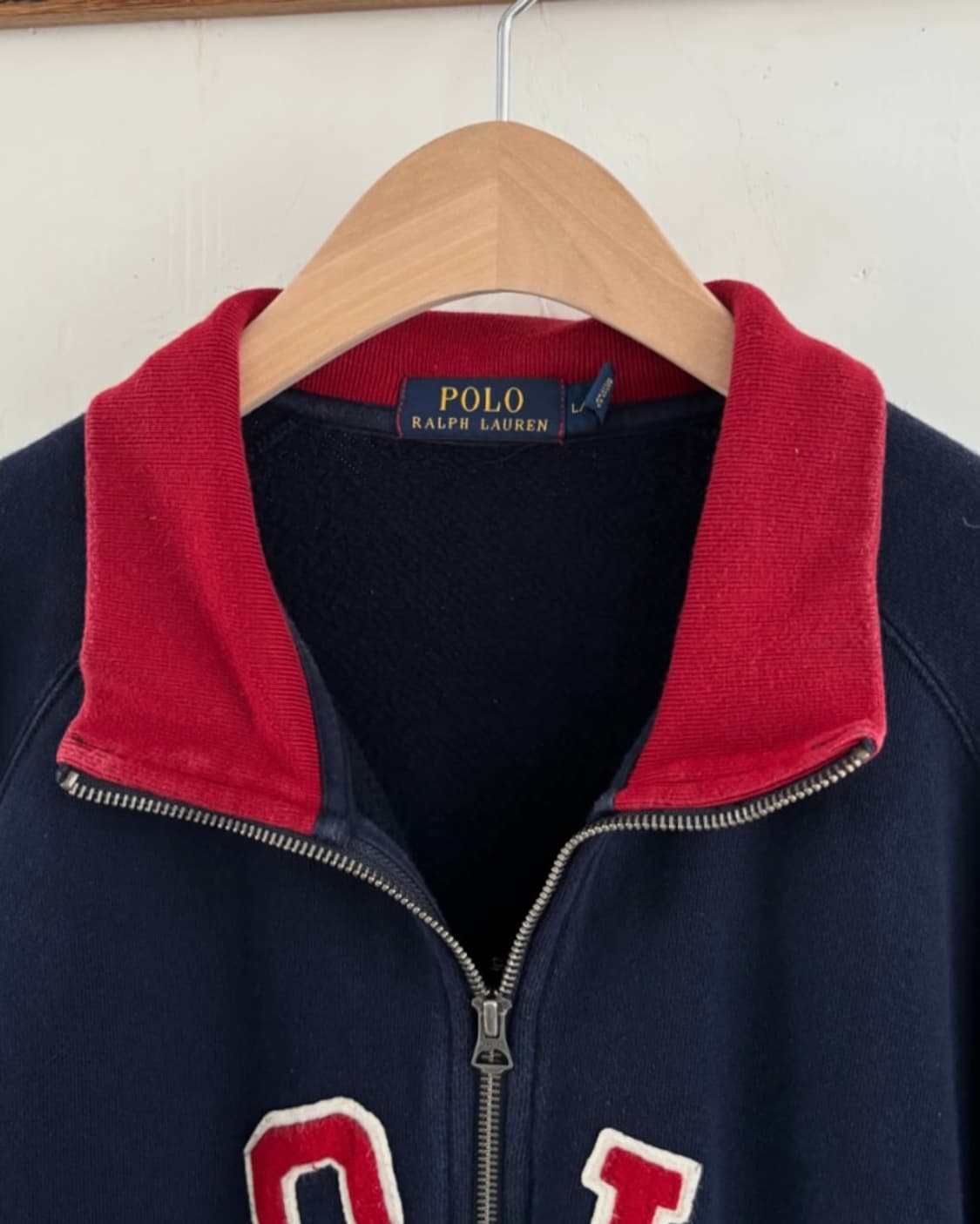 Polo 폴로 랄프로렌 신형 네이비 아치로고 풀집업 상품이미지4