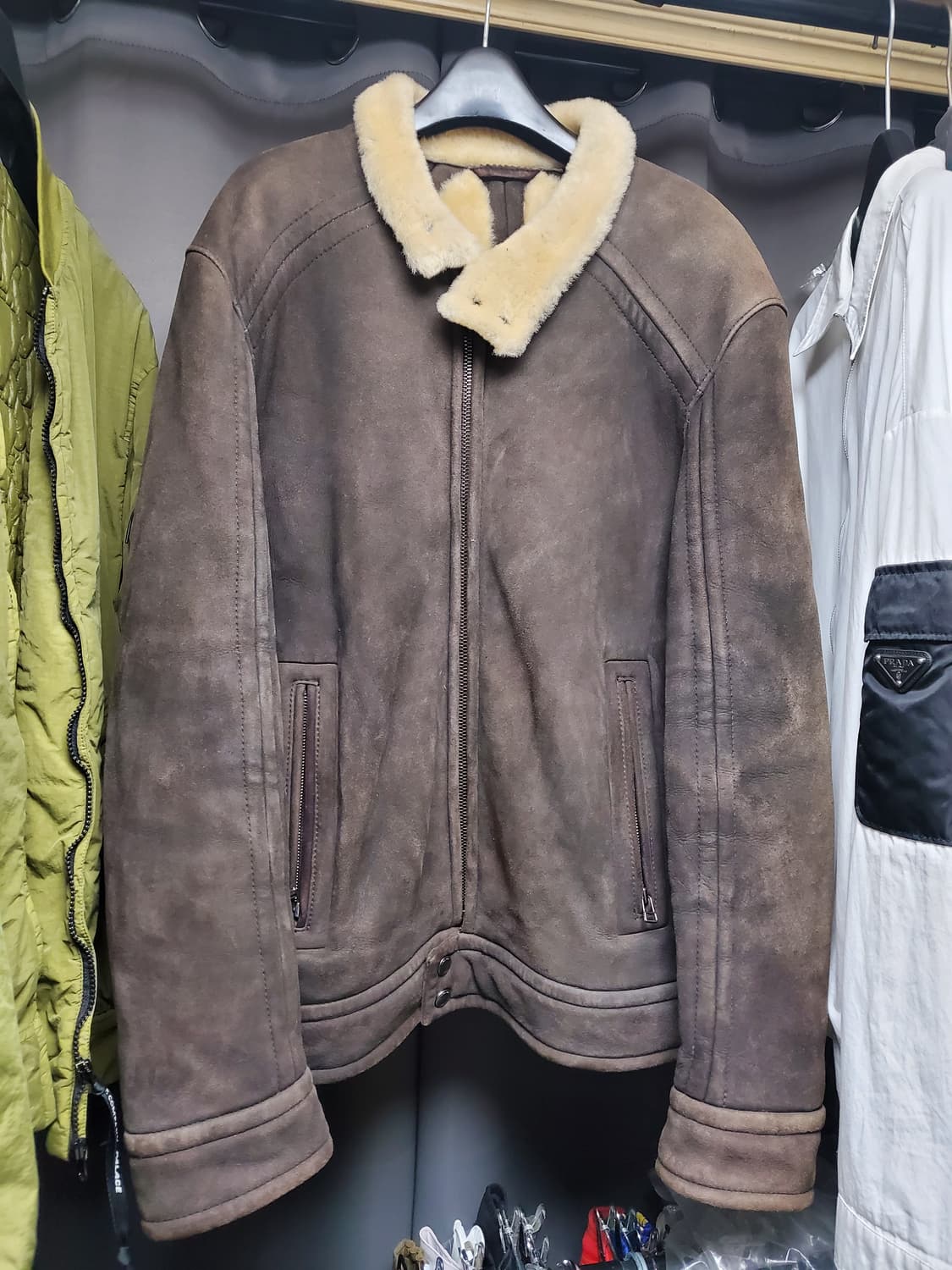 휴고보스 리얼레더 무스탕  상품이미지3