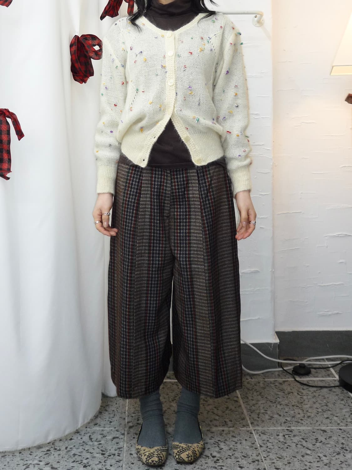 Pop point ivory cardigan 상품이미지2