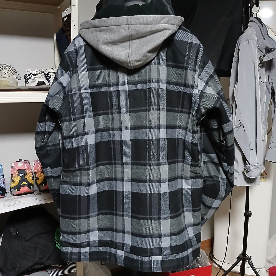 burton 버튼 스노우보드 자켓 스키 점퍼 체크 겨울 상품이미지4