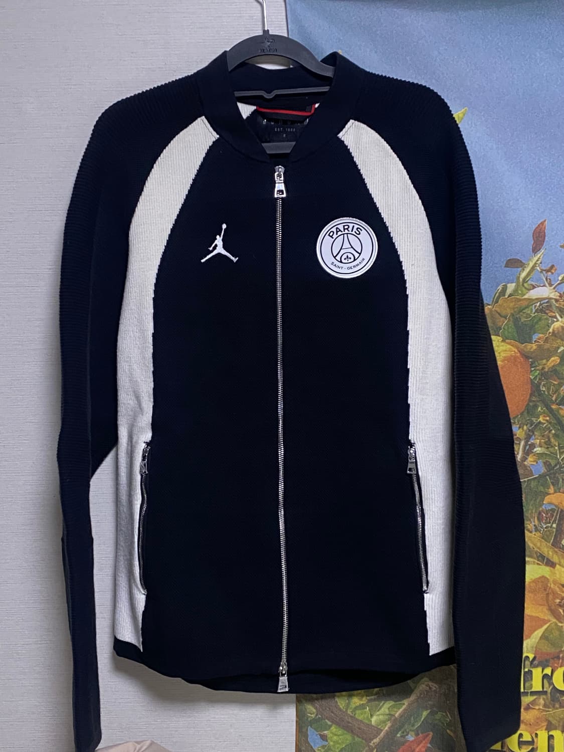 조던x파리생제르망 콜라보 니트집업 S 상품이미지3
