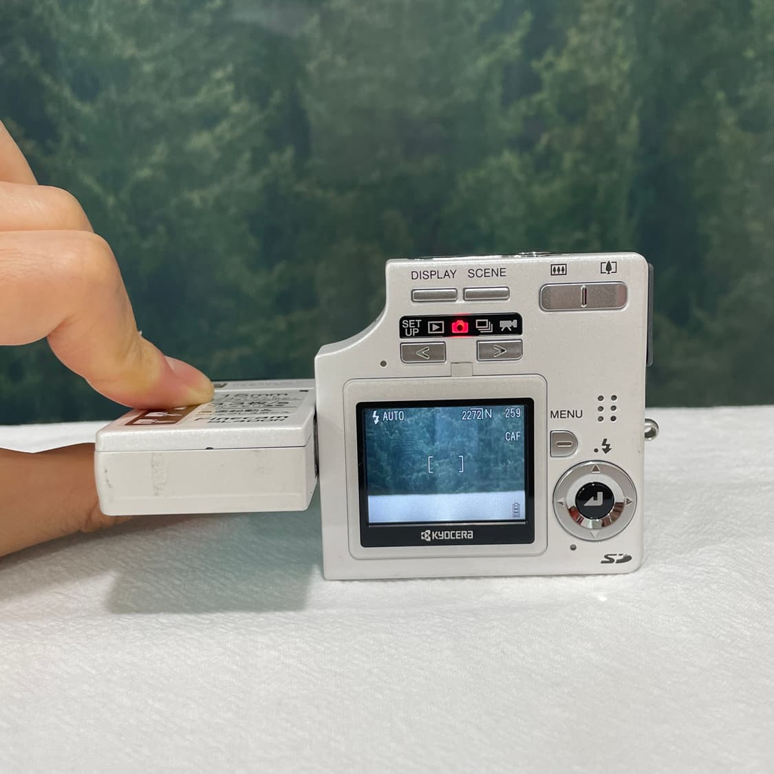 (셀카/희귀) 교세라 finecam sl400r 디지털카메라 상품이미지3