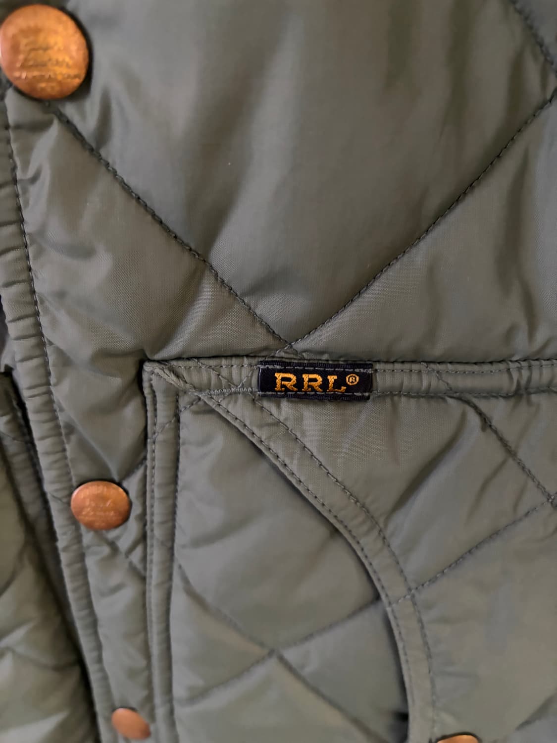 RRL 레더요크 맥브라이드 퀼팅 자켓 XS 상품이미지4