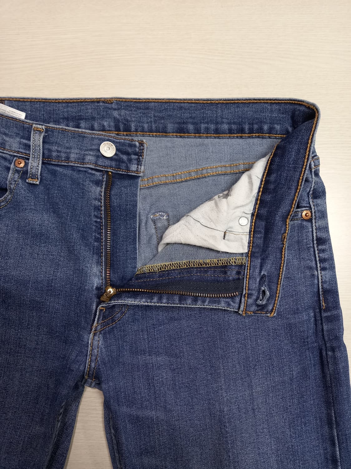 33 리바이스502 워싱 스판 슬림일자진 33-455 상품이미지7