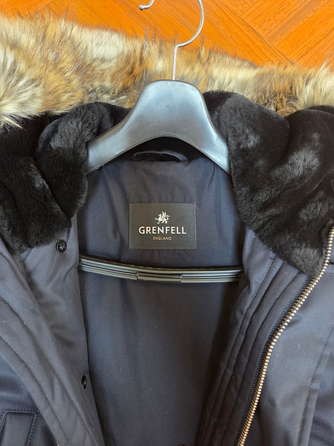 Grenfell England 아이코닉 파카 다크 네이비 상품이미지2
