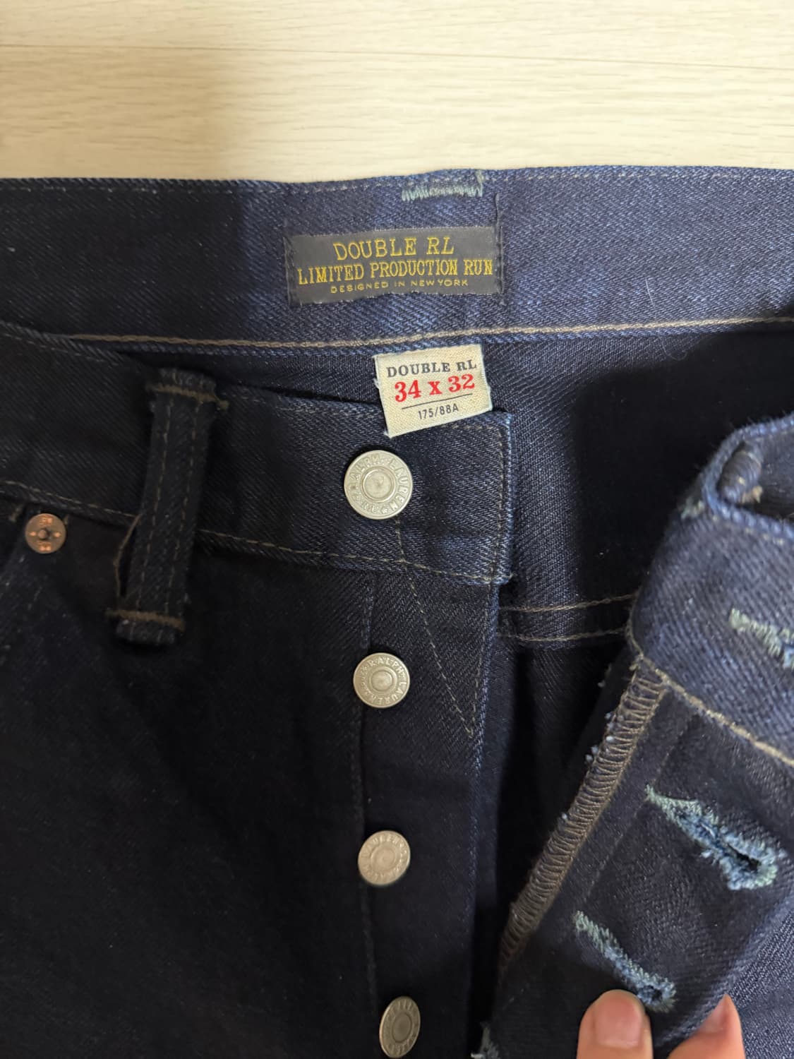 RRL 더블알엘 리미티드 에디션 인디고 빈티지 포켓 진 34/32 상품이미지9