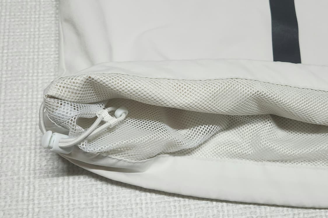 MIZUNO 반집업 아노락 블랙&화이트(2XL) 상품이미지8