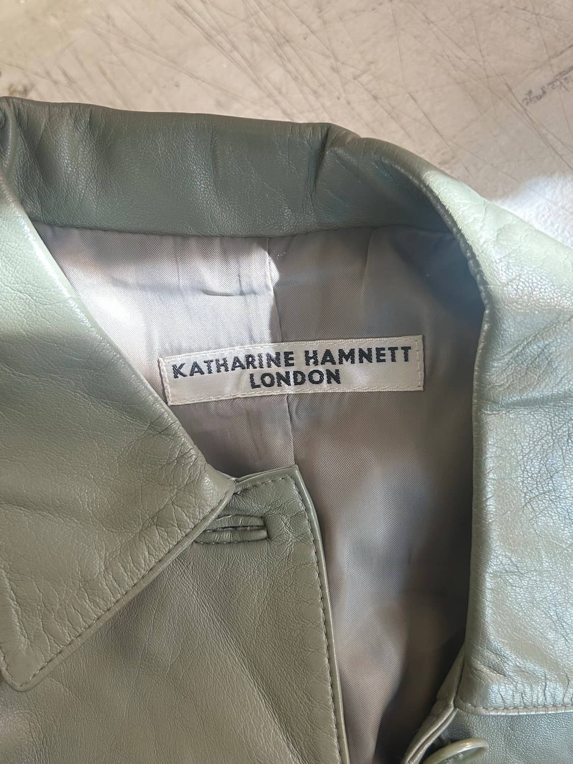 Katharine Hamnett london Leather jacket 상품이미지3
