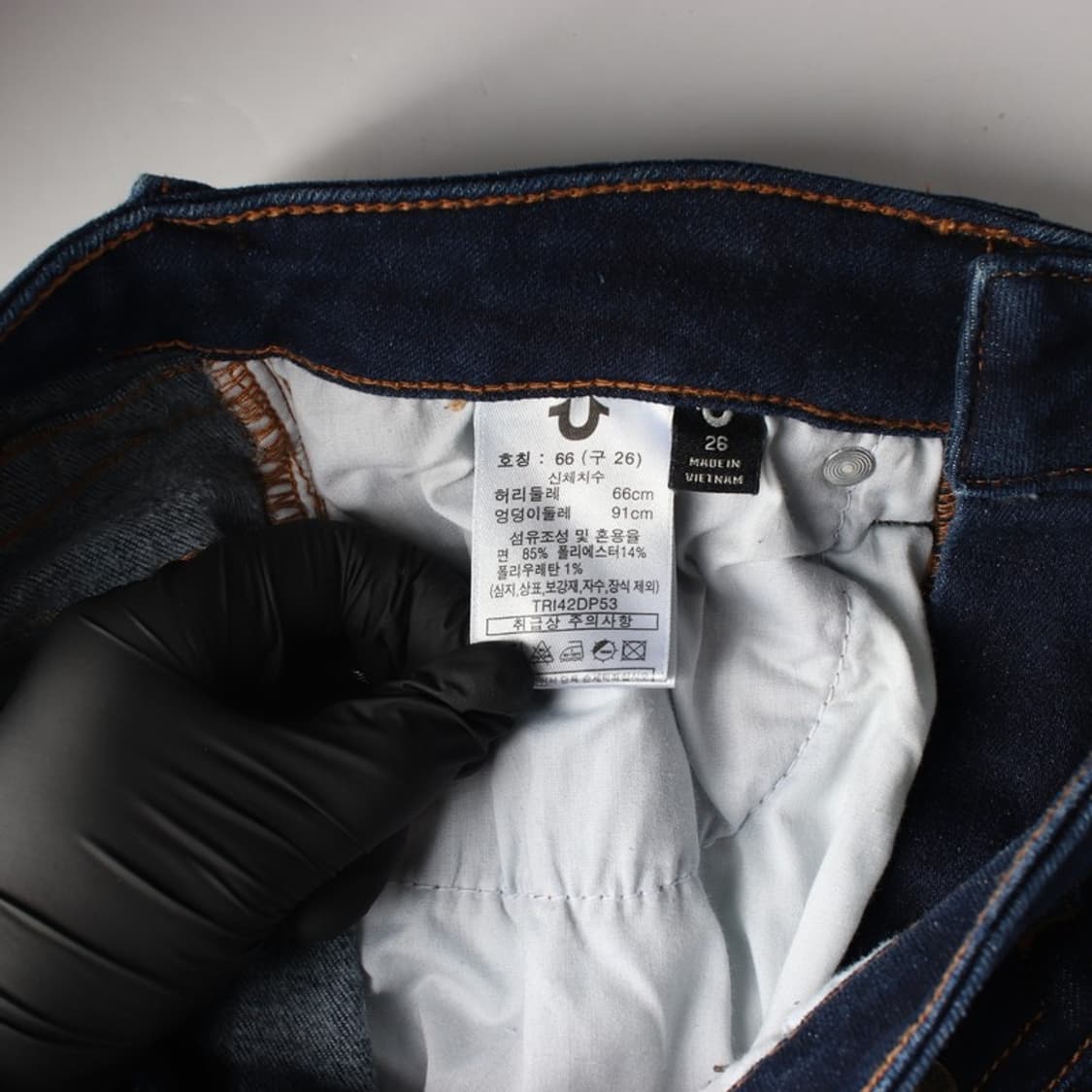 트루릴리전 다크 워싱 부츠컷 데님 26 상품이미지7
