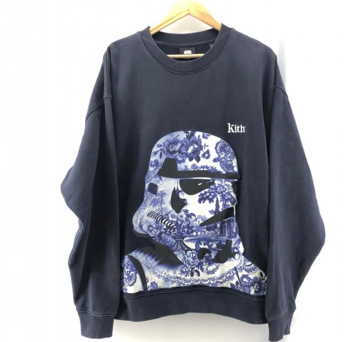 Kith 키스 X스타워즈 스톰트루퍼그래픽 크루넥 네이비 XL 상품이미지1