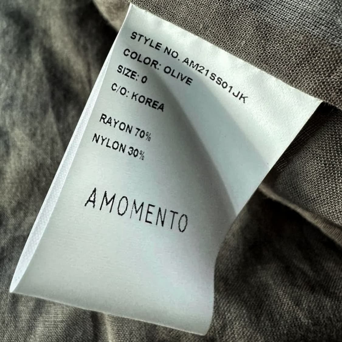 아모멘토 AMOMENTO 패딩 크롭 자켓 [새상품] 상품이미지5