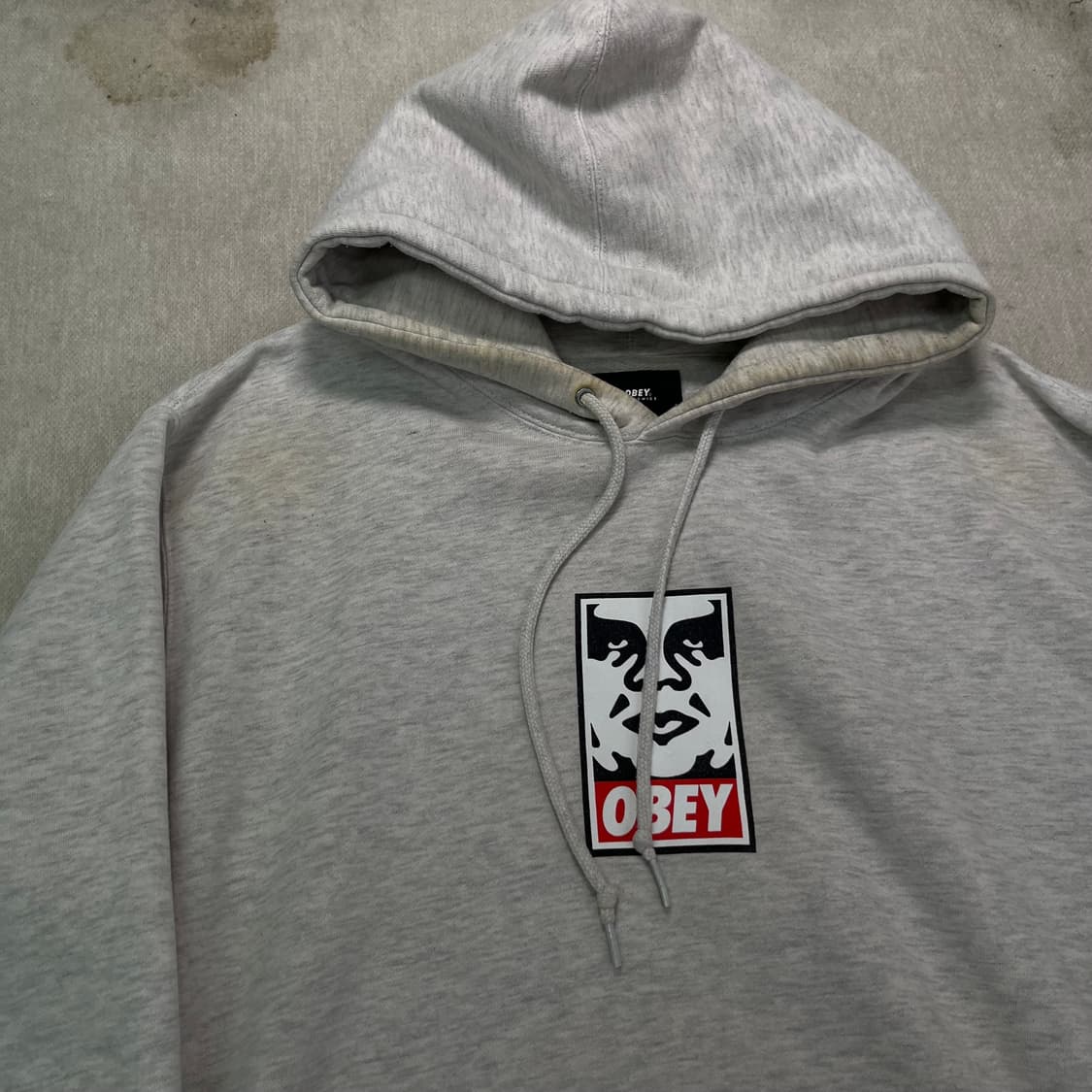 105 오베이 빅로고 후드티 상품이미지2