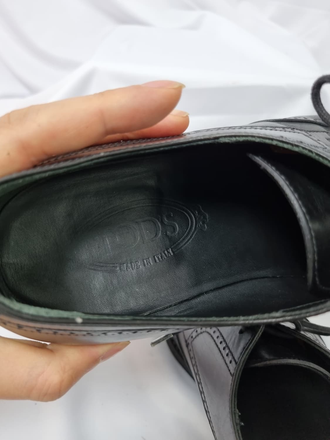 8.5 275 토즈 Tods 윙팁 레더 구두 로퍼 상품이미지8