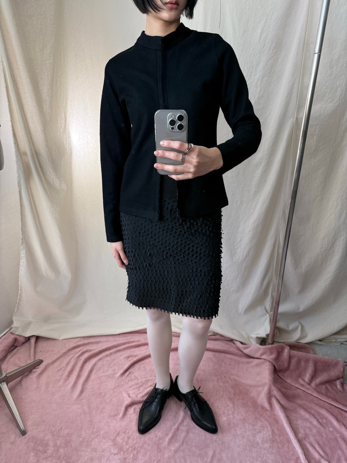 Evro 후크 울 가디건 상품이미지3