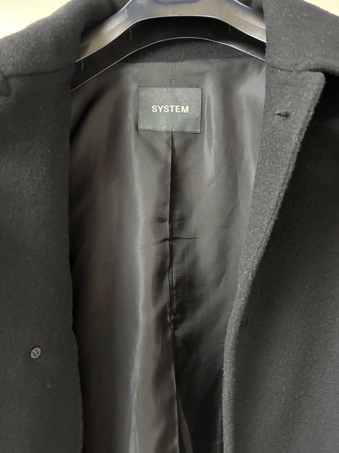 시스템옴므 캐시미어 블랜드 백 슬릿 발마칸코트 상품이미지3