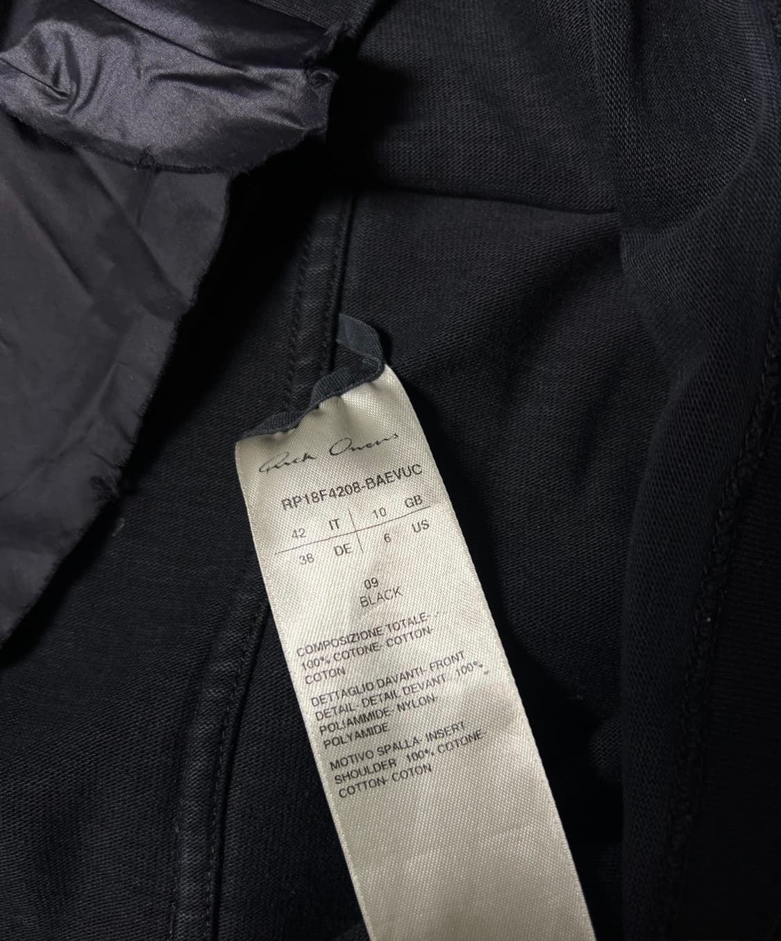 Rick Owens 18fw tarp-T Phlegethon 상품이미지5