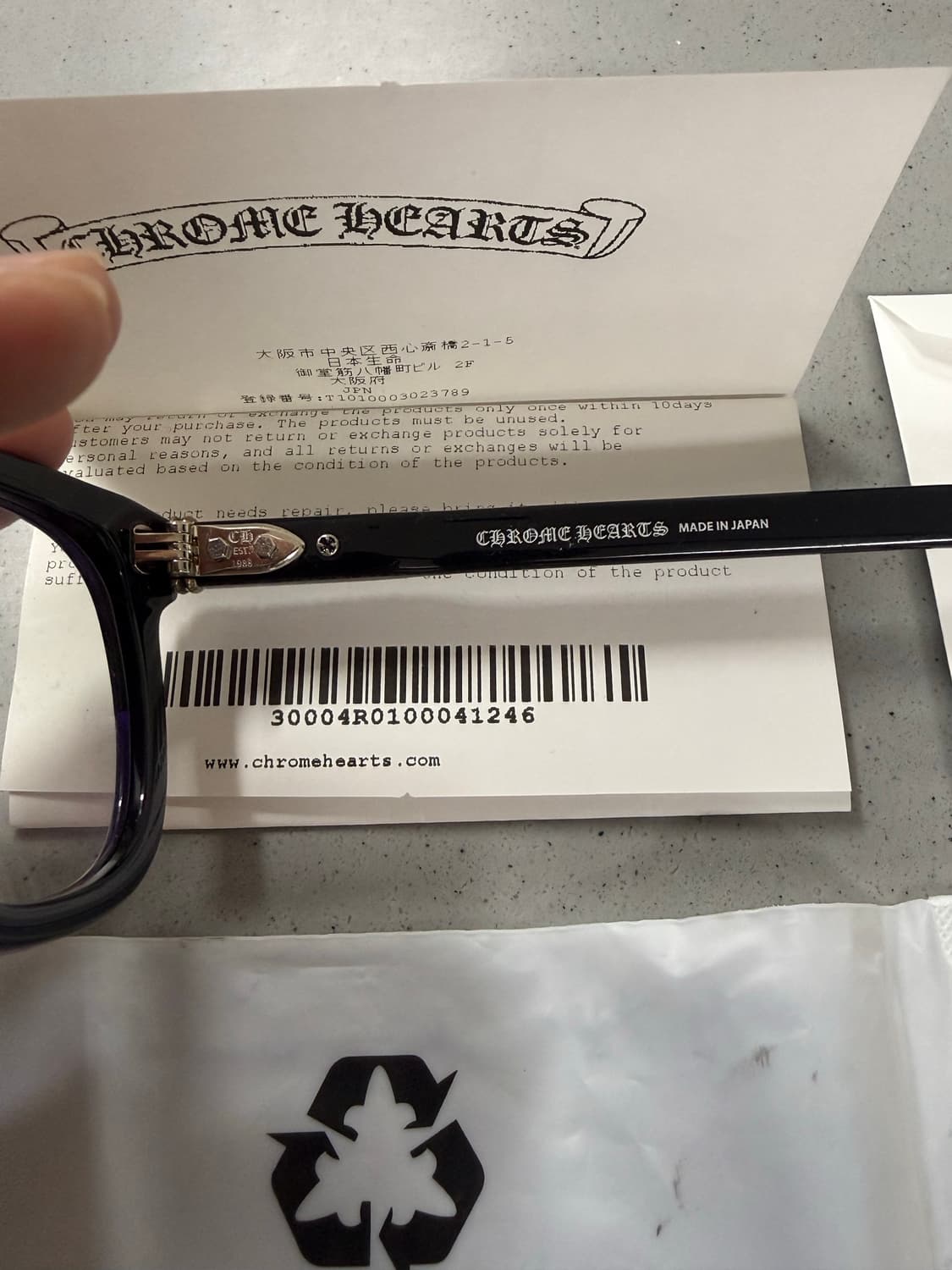 [52] 크롬하츠 스모크쇼-A 블랙 / 실버 25년 신상품 풀구성 상품이미지6