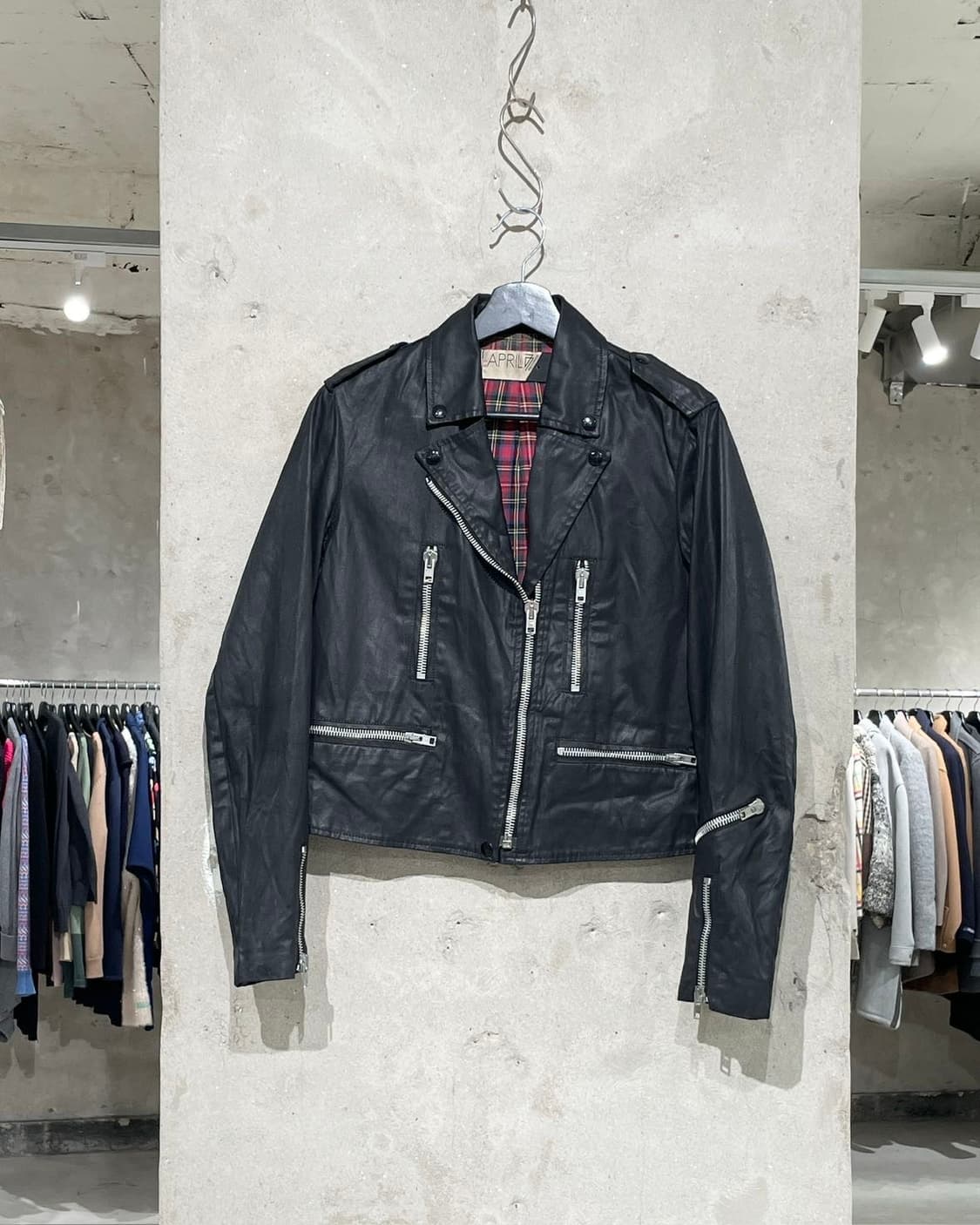 april77 블랙 케네디 유틸리티 라이더 자켓 상품이미지1