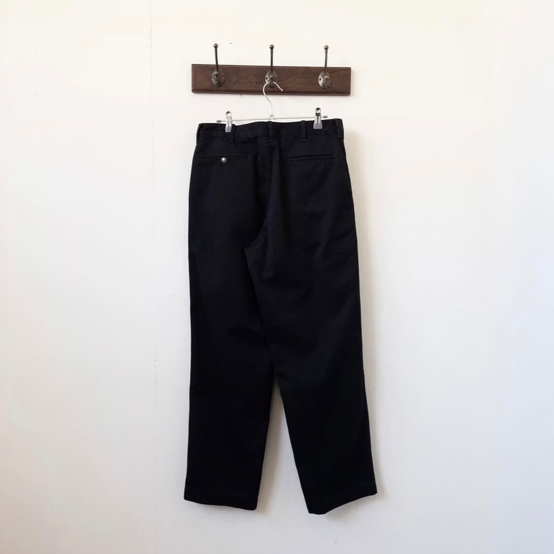 니들스 와이드 스트레이트 블랙 트라우저 상품이미지3