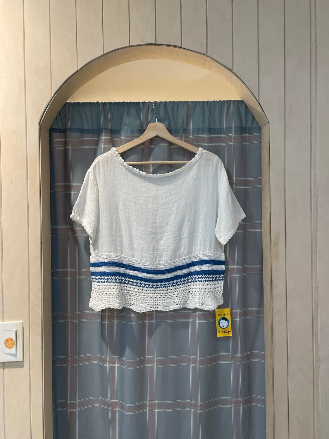 일본빈티지 린넨 블라우스 상품이미지5