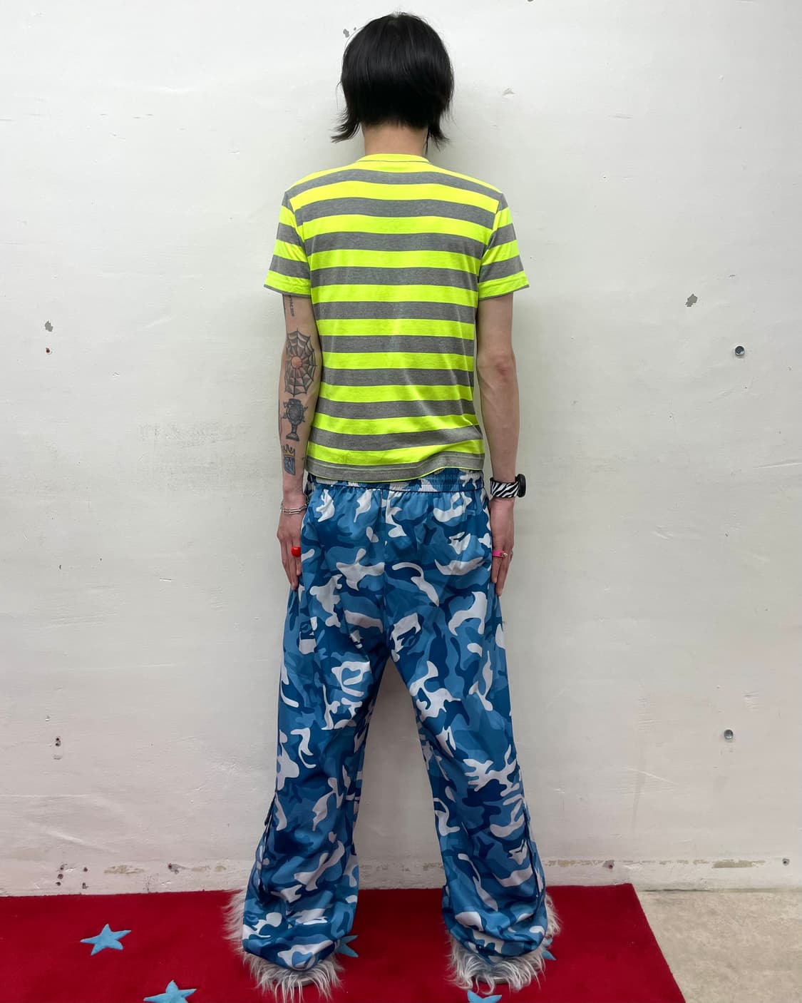 Cheer Shoes Green Stripe T-Shirt 상품이미지4