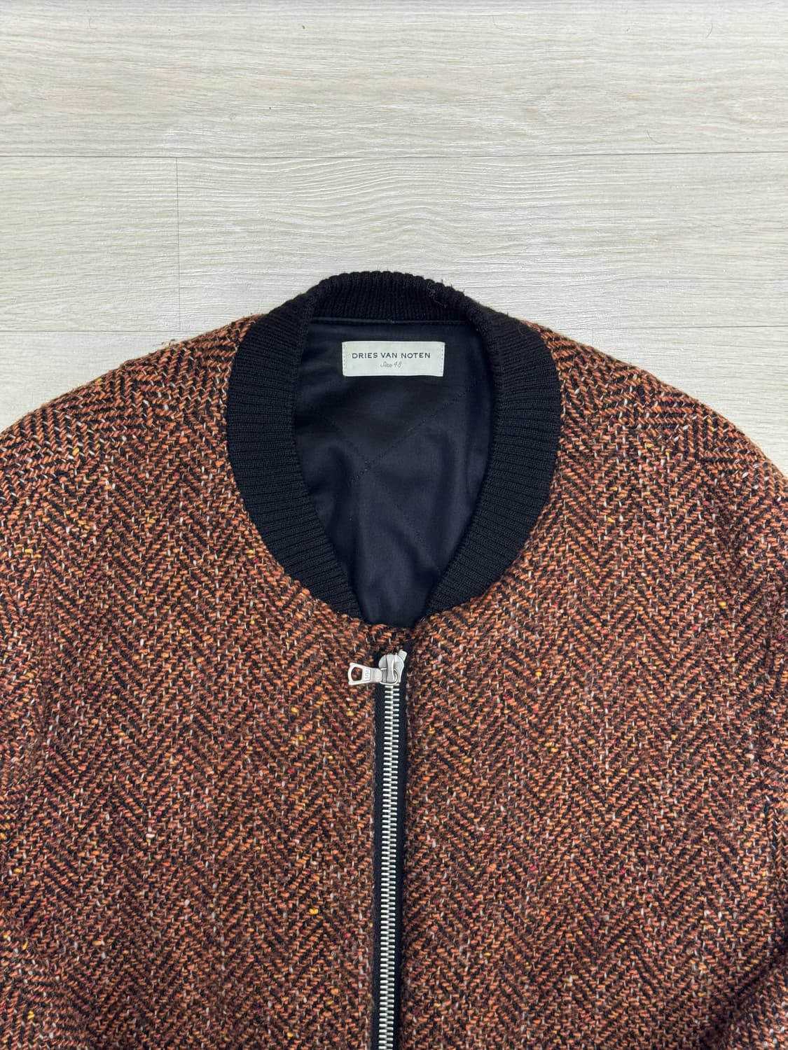 드리스 반 노튼 트위드 봄버 자켓 상품이미지2