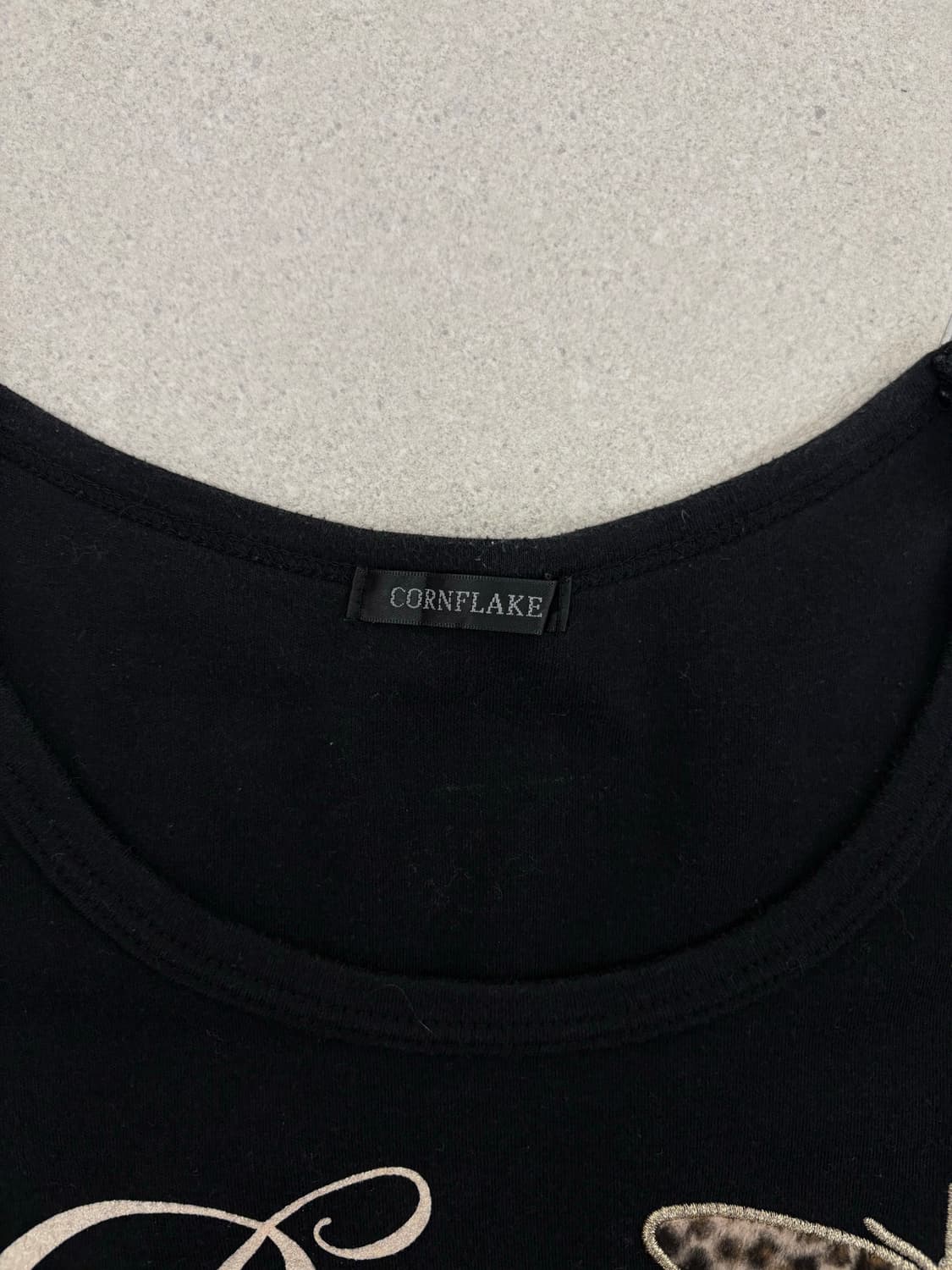 레오파드 나비 레터링 롱슬리브 상품이미지3