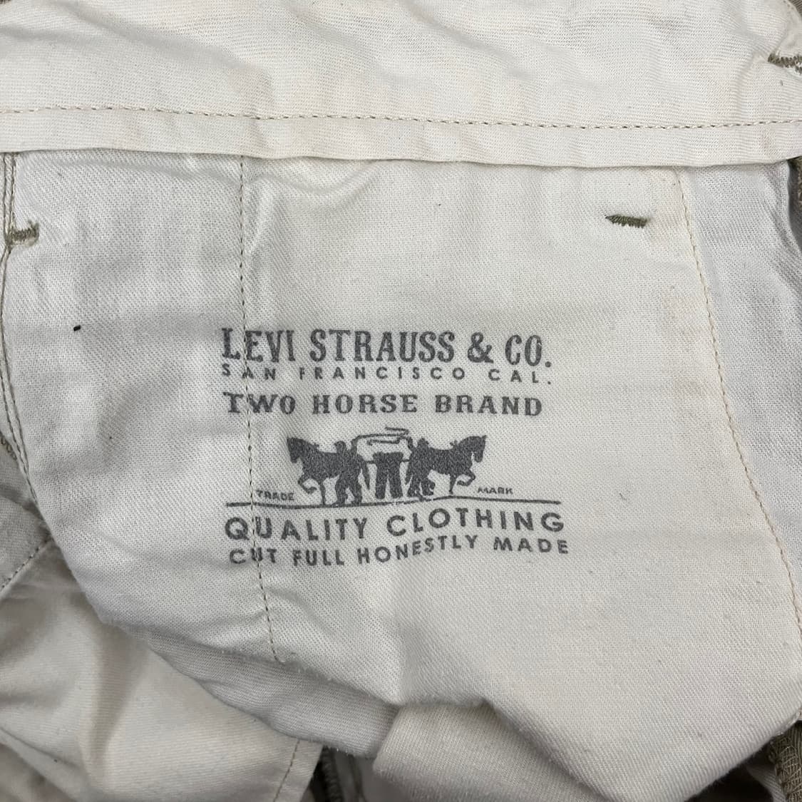 [정품] 리바이스 베이지 면바지 b17 상품이미지5