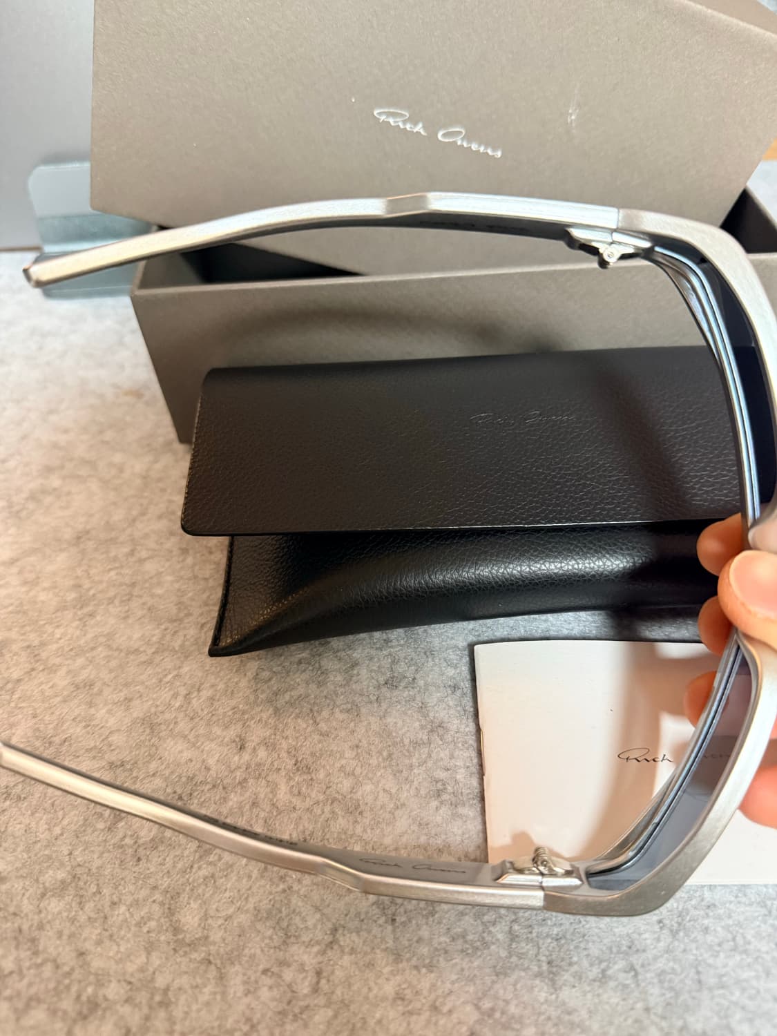 릭오웬스 포그 선글라스 실버 상품이미지2