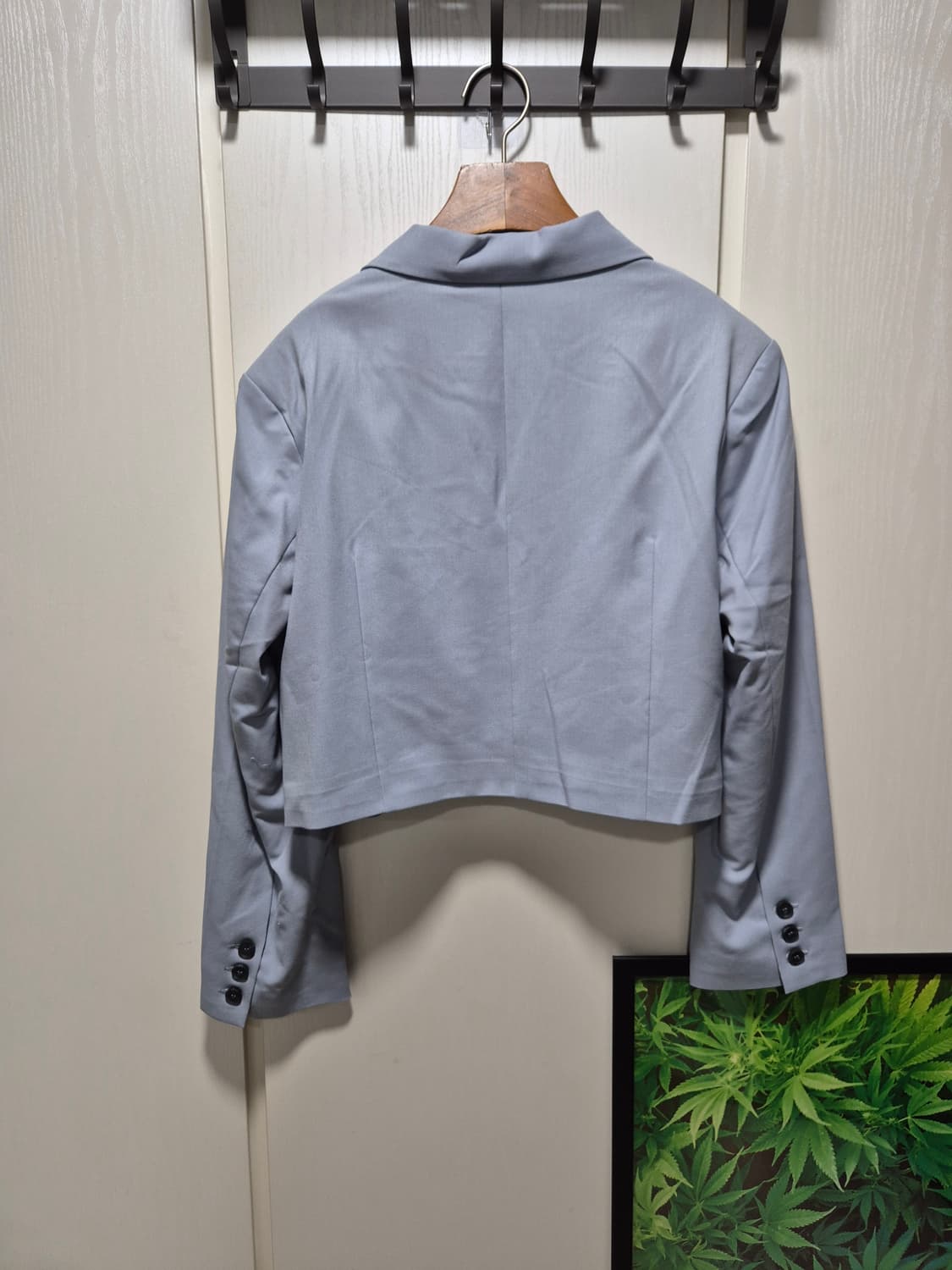 (세일)(새상품)LOING 크롭 자켓 소라색 상품이미지10