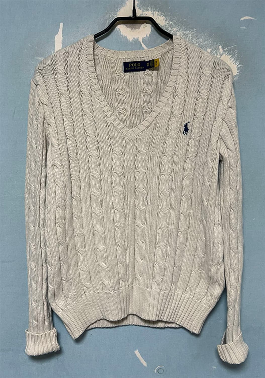 POLO 폴로 여자 꽈배기니트 기본 XS 44 85 상품이미지1