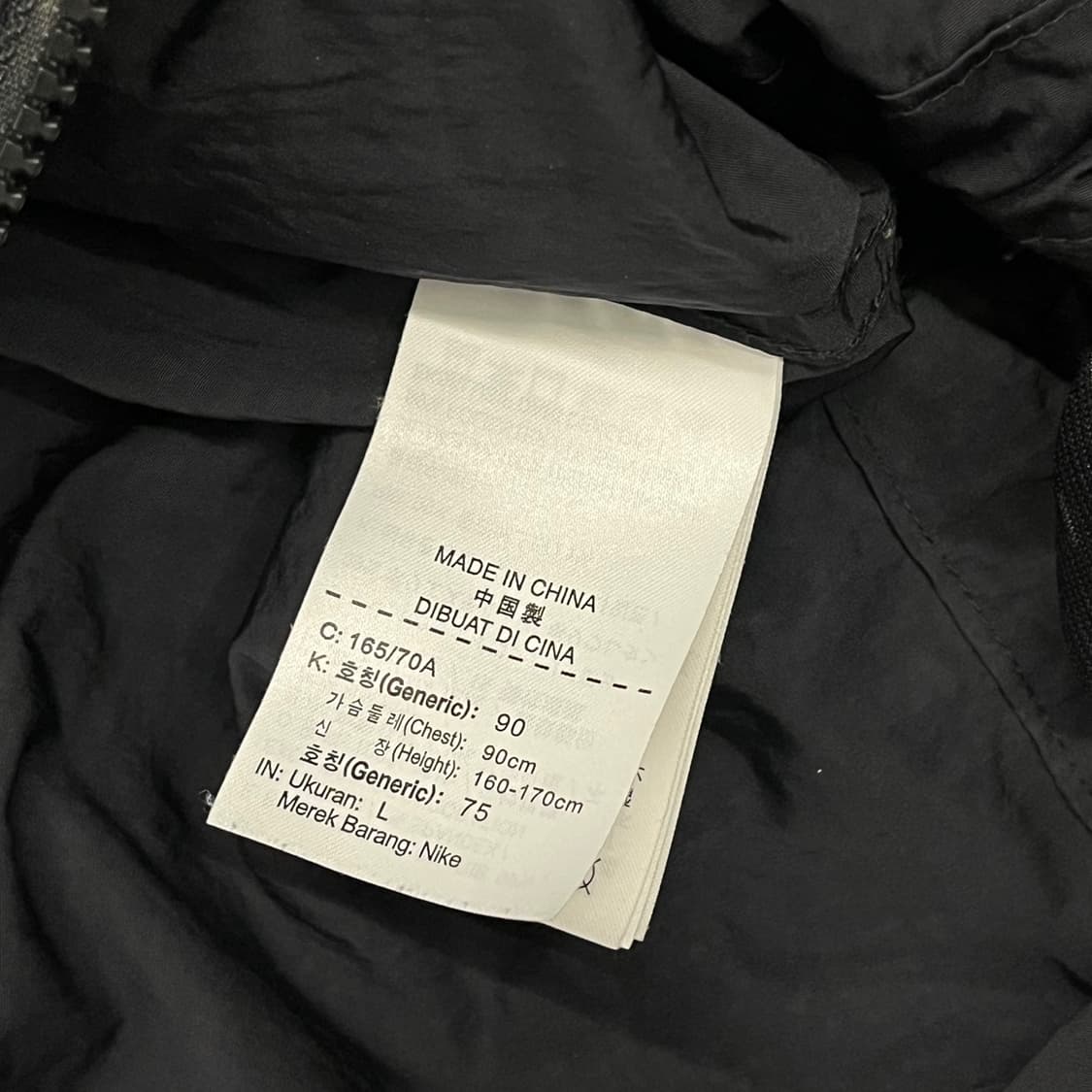 [정품/L] 나이키 블랙 점프슈트 b14 상품이미지6