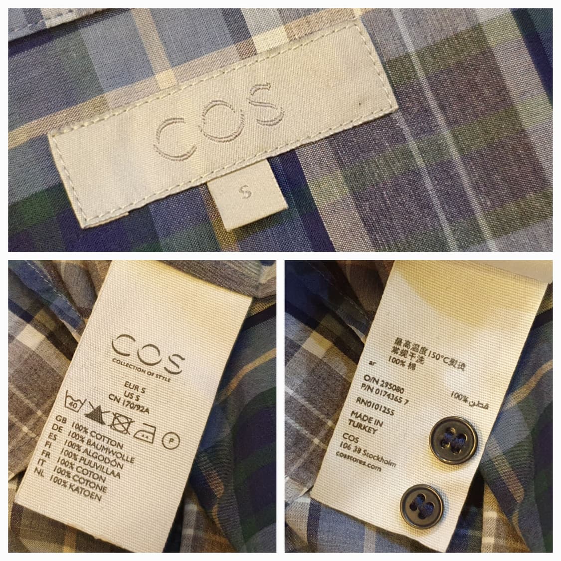 95.COS 체크 셔츠 상품이미지6