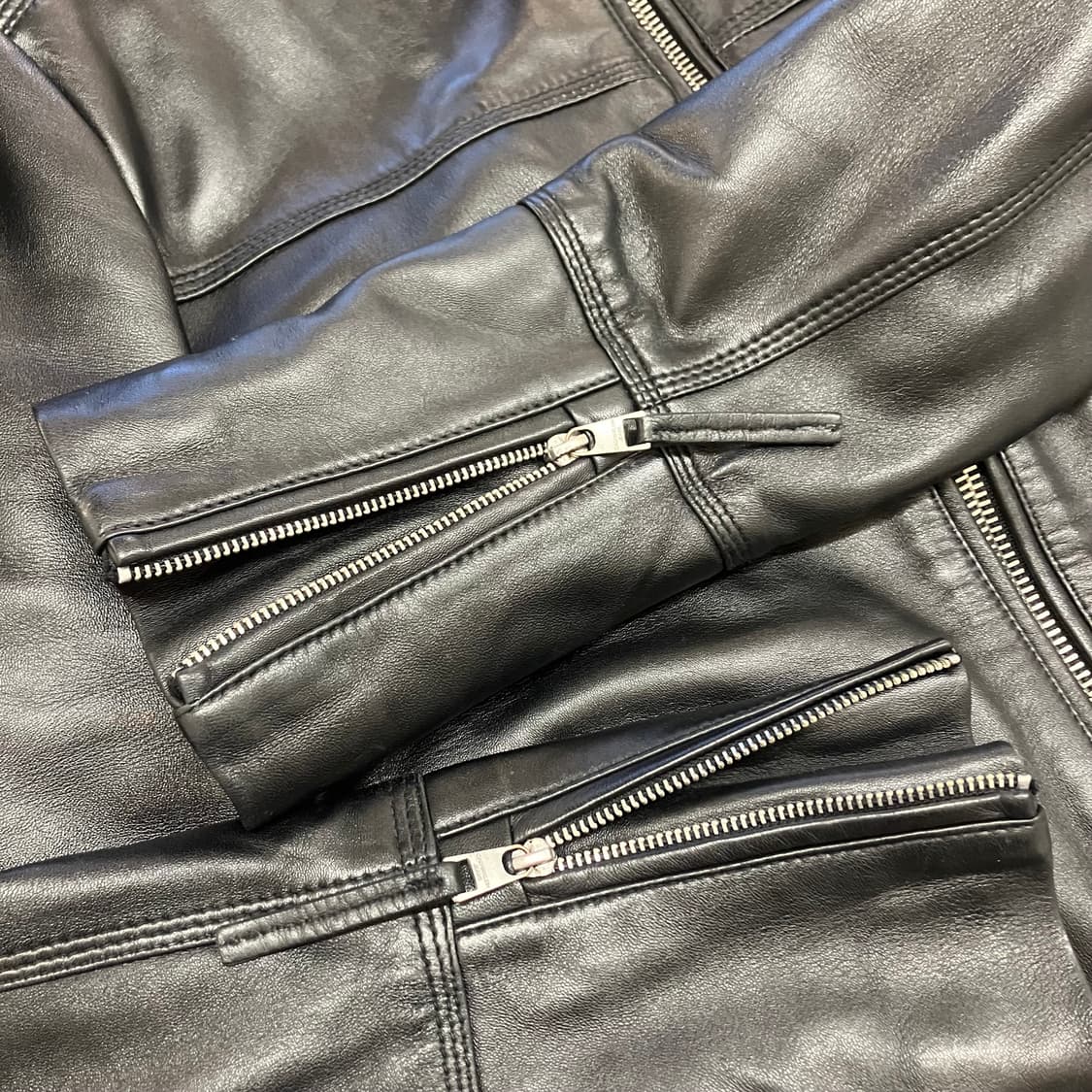 N185 ck 캘빈클라인 가죽자켓 상품이미지8