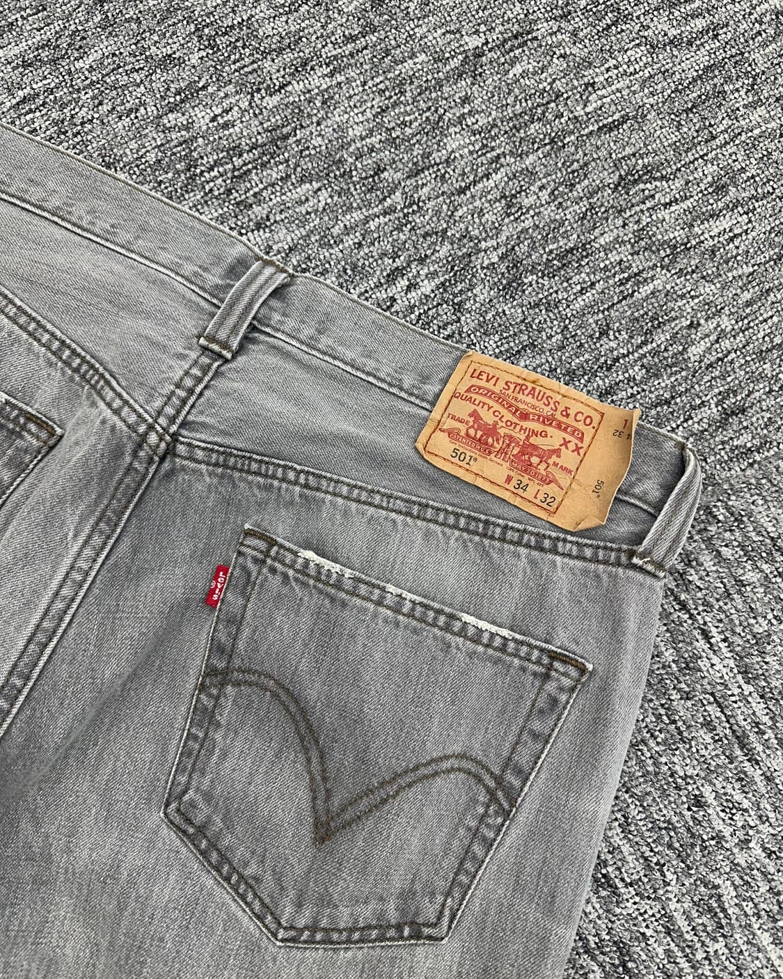(허단45)00'S 리바이스 501 그레이-M1107 상품이미지5