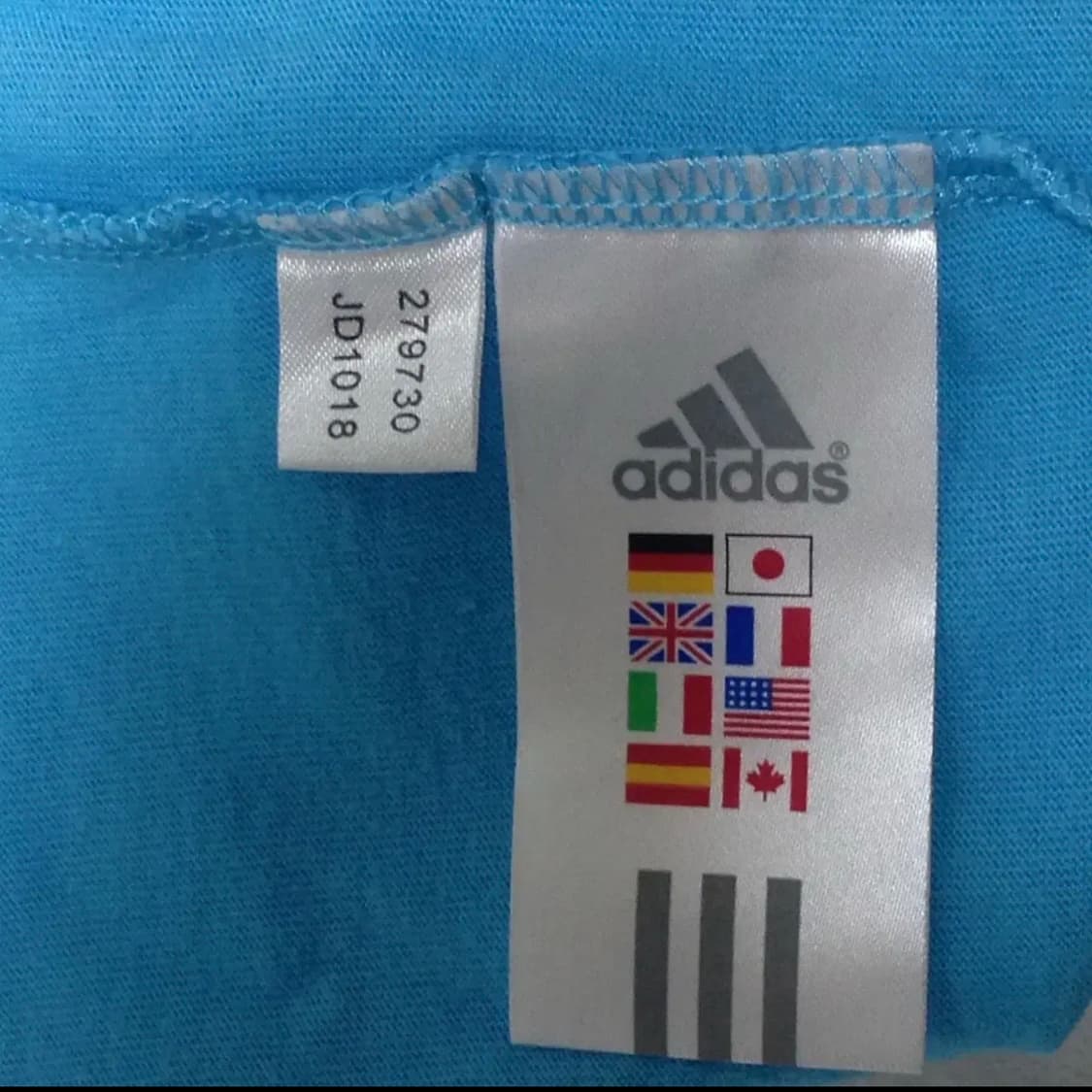 아디다스 빈티지 대장 y2k 반팔 링거티 어항빈티지 상품이미지4