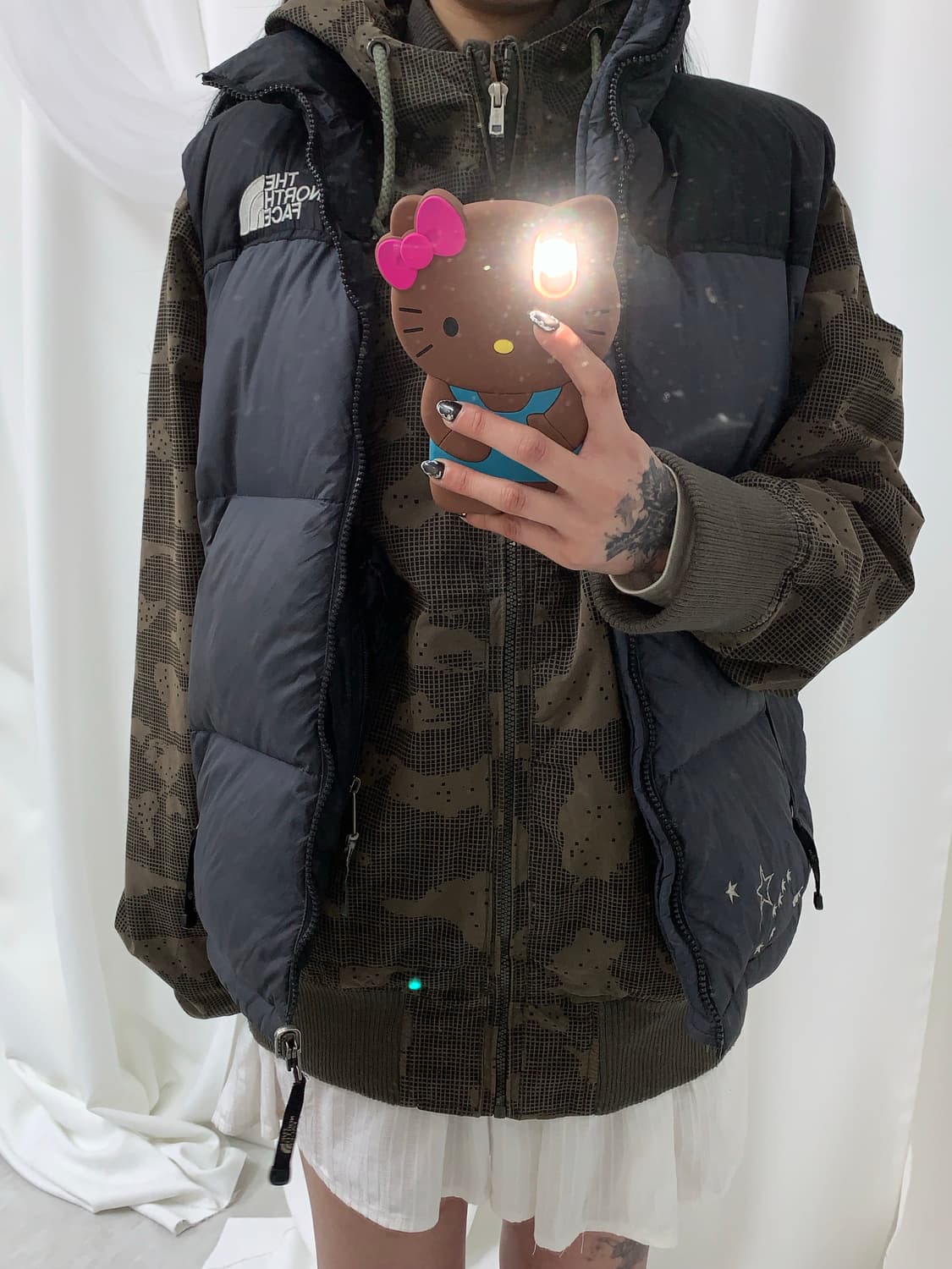 The North Face Star-Stitched Puffer Vest 상품이미지1