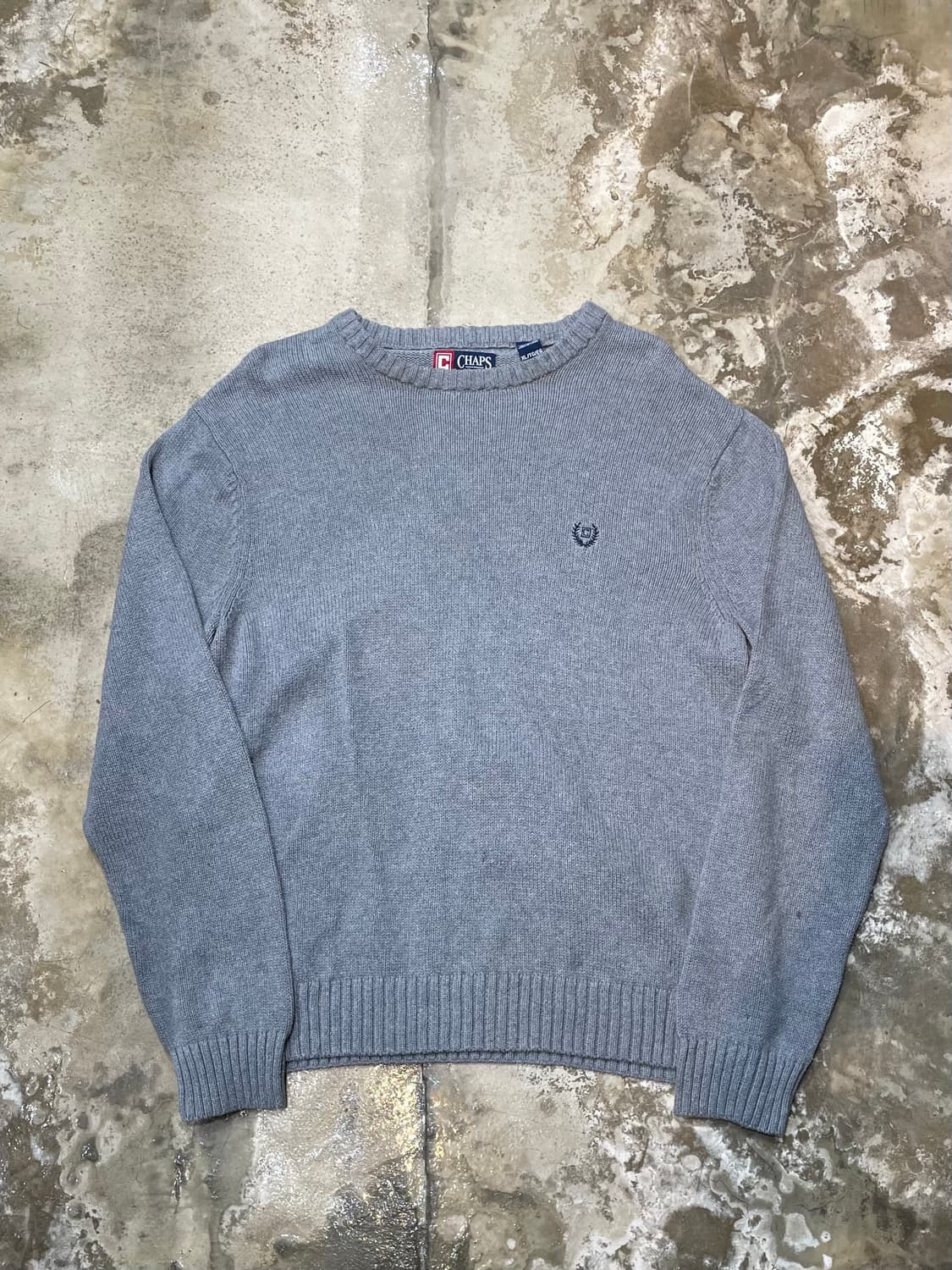 폴로챕스 클래식 그레이 니트  상품이미지1