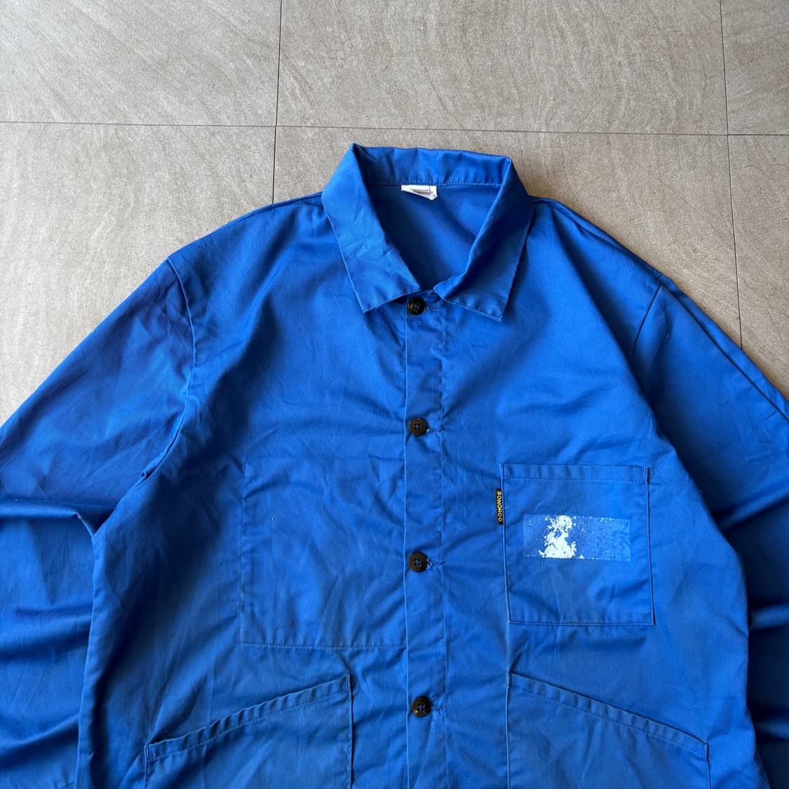 90년대 빈티지 프랑스 생산 프렌치 워크 트윌코튼 자켓 상품이미지2